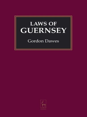 cover image of Laws of Guernsey